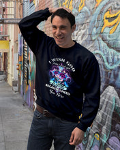 Load image into Gallery viewer, Rose Mandala Pattern I Need You Here Gift For Angel Dad Sweatshirt
