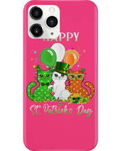 Load image into Gallery viewer, Lovely Cat And Balloons Happy St Patrick's Day Gift For Cat Lovers Phone case
