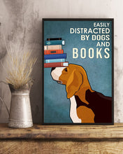 Load image into Gallery viewer, Dog Beagle And Books Gift For Dog Lovers Vertical Poster
