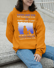 Load image into Gallery viewer, Mom And Son Always Heart To Heart Gift For Family Hoodie
