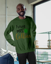 Load image into Gallery viewer, Shamrock Future Mrs Collins St Patrick's Day Sweatshirt
