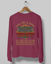 Load image into Gallery viewer, Sing Me A Song Dragonfly Retro Vintage Sweatshirt
