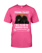 Load image into Gallery viewer, Black Pooshi Black Shipoo Personal Stalker St. Patrick's Day Printed Mug Guys Tee
