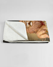 Load image into Gallery viewer, Thank You Roaring Lion Mother Gift For Son In Law Sherpa Blanket
