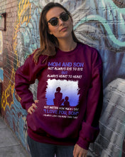 Load image into Gallery viewer, Mom And Son Always Heart To Heart Gift For Family Sweatshirt
