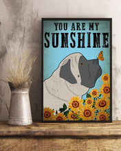 Load image into Gallery viewer, English Mastiff You Are My Sunshine Gift For Dog Lovers Vertical Poster
