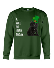 Load image into Gallery viewer, Black Cocker Spaniel Irish Today Green St. Patrick's Day Printed Mug Sweatshirt
