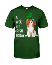 Load image into Gallery viewer, Cavalier King Charles Spaniel Irish Today Green St. Patrick's Day Printed Mug Guys Tee
