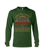Load image into Gallery viewer, Sing Me A Song Dragonfly Retro Vintage Unisex Long Sleeve
