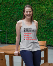 Load image into Gallery viewer, Registered Dietitians Are Intelligent Attractive Printed Mug Ladies Flowy Tank

