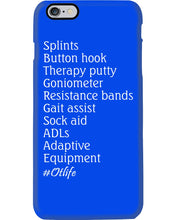 Load image into Gallery viewer, Splints Button Hook Therapy Putty Goniometer Resistance Bands Phone case
