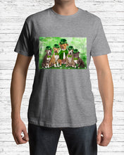Load image into Gallery viewer, Staffordshire Leprechaun St Patrick's Day Gift For Dog Lovers Guys Tee
