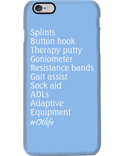 Load image into Gallery viewer, Splints Button Hook Therapy Putty Goniometer Resistance Bands Phone case
