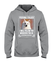 Load image into Gallery viewer, American Eskimo Personal Stalker St. Patrick's Day Printed Mug Hoodie
