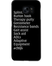 Load image into Gallery viewer, Splints Button Hook Therapy Putty Goniometer Resistance Bands Phone case
