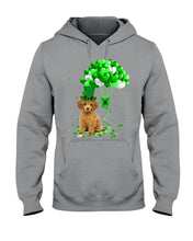 Load image into Gallery viewer, Red Toy Poodle Patrick Balloons St. Patrick's Day Color Changing Mug Hoodie
