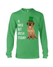 Load image into Gallery viewer, Puggle Irish Today Dog Lovers St. Patrick's Day Printed Mug Unisex Long Sleeve
