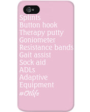 Load image into Gallery viewer, Splints Button Hook Therapy Putty Goniometer Resistance Bands Phone case
