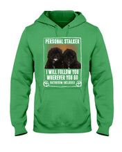 Load image into Gallery viewer, Black Pooshi Black Shipoo Personal Stalker St. Patrick's Day Printed Mug Hoodie
