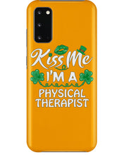Load image into Gallery viewer, Physical Therapist Green Lip Shamrock St. Patrick's Day Color Changing Mug Phone case
