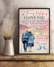 Load image into Gallery viewer, Look For A Loyal Heart Gift For Wife Vertical Poster
