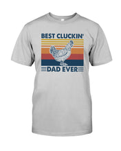 Load image into Gallery viewer, Best Cluckin' Dad Ever Retro Vintage Gift For Dad Guys Tee
