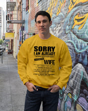 Load image into Gallery viewer, She's My Whole World Gift For Husband Sweatshirt
