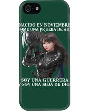 Load image into Gallery viewer, Nacido En Noviembre Tome Una Prueba De Ad Birthday Gift Phone case
