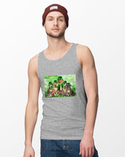Load image into Gallery viewer, Staffordshire Leprechaun St Patrick's Day Gift For Dog Lovers Unisex Tank Top
