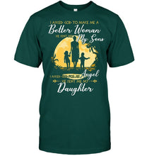 Load image into Gallery viewer, I Asked God To Make Me A Better Woman Guys Tee
