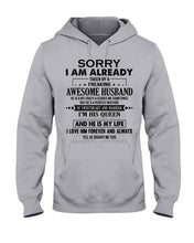 Load image into Gallery viewer, A Freaking Awesome Husband Is My Life Hoodie
