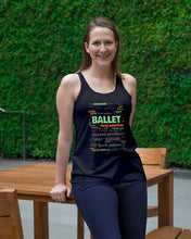 Load image into Gallery viewer, Ballet Letters Design Sepcial Gift For Ballet Dancer Ladies Flowy Tank

