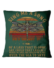 Load image into Gallery viewer, Sing Me A Song Dragonfly Retro Vintage Pillow Cover
