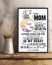 Load image into Gallery viewer, Cat On Moon Gift For Mom How You Raised Me To Be Vertical Poster

