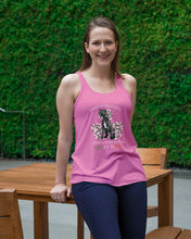 Load image into Gallery viewer, You're Always Lucky When You're With A Great Dance St Patrick's Day Gift For Dog Lovers Ladies Flowy Tank
