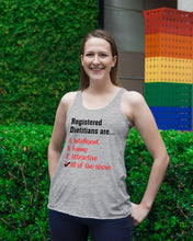 Load image into Gallery viewer, Registered Dietitians Are Intelligent Attractive Printed Mug Ladies Flowy Tank
