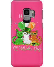 Load image into Gallery viewer, Lovely Cat And Balloons Happy St Patrick's Day Gift For Cat Lovers Phone case
