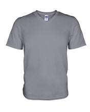 Load image into Gallery viewer, Lucky Son Who Raised By A Freaking Awesome June Mom Guys V-Neck
