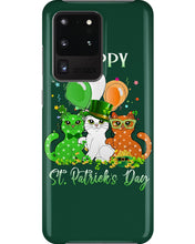 Load image into Gallery viewer, Lovely Cat And Balloons Happy St Patrick's Day Gift For Cat Lovers Phone case
