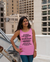 Load image into Gallery viewer, A Freaking Awesome Husband Is My Life Ladies Flowy Tank
