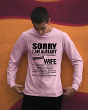 Load image into Gallery viewer, She's My Whole World Gift For Husband Unisex Long Sleeve
