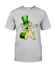Load image into Gallery viewer, Labrador Dabbing Pot Of Gold St Patrick's Day Gift For Dog Lovers Guys Tee
