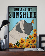 Load image into Gallery viewer, English Mastiff You Are My Sunshine Gift For Dog Lovers Vertical Poster
