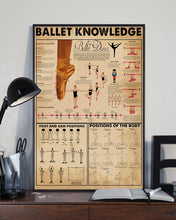 Load image into Gallery viewer, Something You Should Know About Ballet Knowledge Vertical Poster
