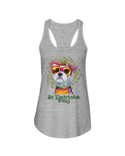 Load image into Gallery viewer, Lovely Schnauzer St Patrick's Day Gift For Dog Lovers Ladies Flowy Tank
