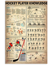 Load image into Gallery viewer, Something You Should Know About Hockey Player Vertical Poster
