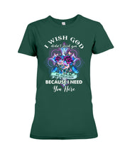 Load image into Gallery viewer, Rose Mandala Pattern I Need You Here Gift For Angel Dad Ladies Tee
