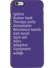 Load image into Gallery viewer, Splints Button Hook Therapy Putty Goniometer Resistance Bands Phone case
