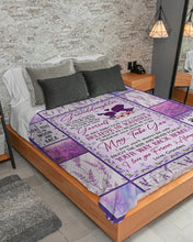 Load image into Gallery viewer, Lavender Pattern Believe In Yourself Grandma Gift For Granddaughter Sherpa Blanket
