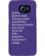 Load image into Gallery viewer, Splints Button Hook Therapy Putty Goniometer Resistance Bands Phone case
